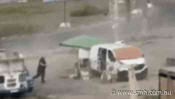 ‘Human safari’: Chilling video of man chased by drone in roadside attack