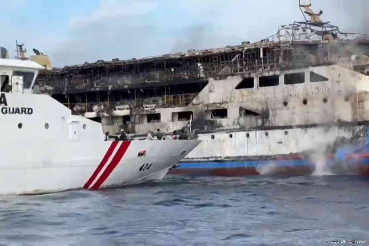Five dead after fire engulfs Indonesian ferry