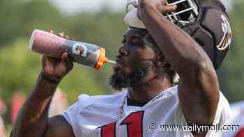 Atlanta Falcons dealt HUGE blow as first-round pick 'tears his ACL' and is carted off in training camp heartbreak