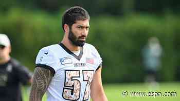 New Eagles DE Epenesa: 'Happy' I'm not a Brown