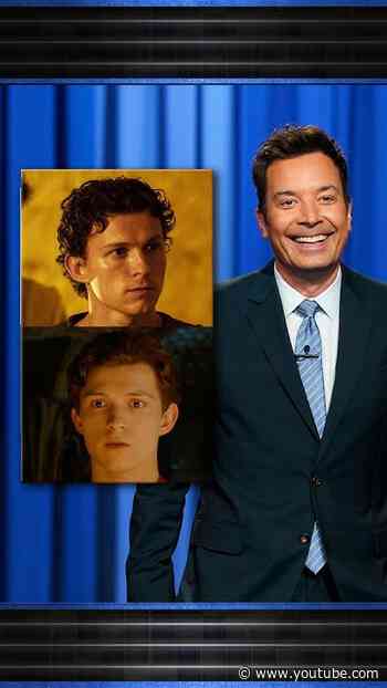 #TomHolland is no match for #TomHolland 🤣 #FallonTonight #SpiderManBrandNewDay