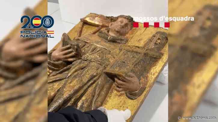 Spanish Police Recover a 16th-Century Virgin Relief Stolen 16 Years Ago From Monastery