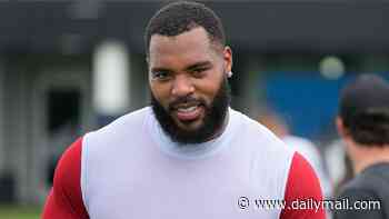 NFL star is removed from practice after throwing a punch just weeks after landing $105m contract