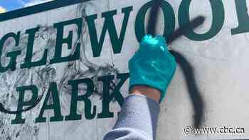 Crews working to remove hateful graffiti in south Winnipeg parks, city says