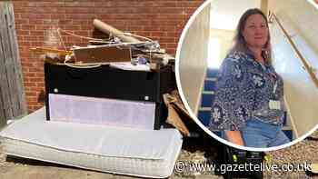 Lockless doors, broken windows and fly-tipping: Resident and councillor hit at conditions on estate