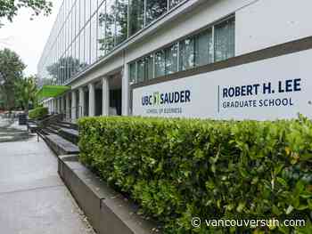 UBC's Sauder School of Business loses ranking as graduates struggle to get jobs
