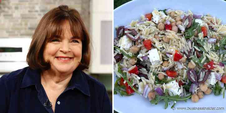 My Greek parents tried Ina Garten's Greek orzo salad. Now they can't stop making it.