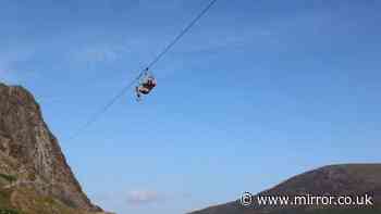 England's longest zip wire finally opens after 15 years - stunning views