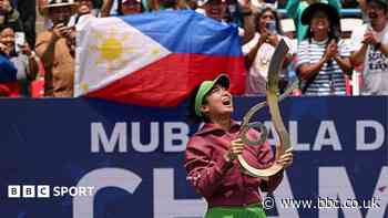 Eala becomes first Filipino to win WTA singles title