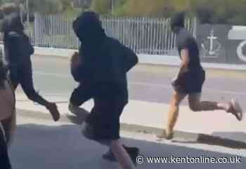 Horror as ‘balaclava-clad group of 50 youths’ storm past station ‘carrying glass bottles’