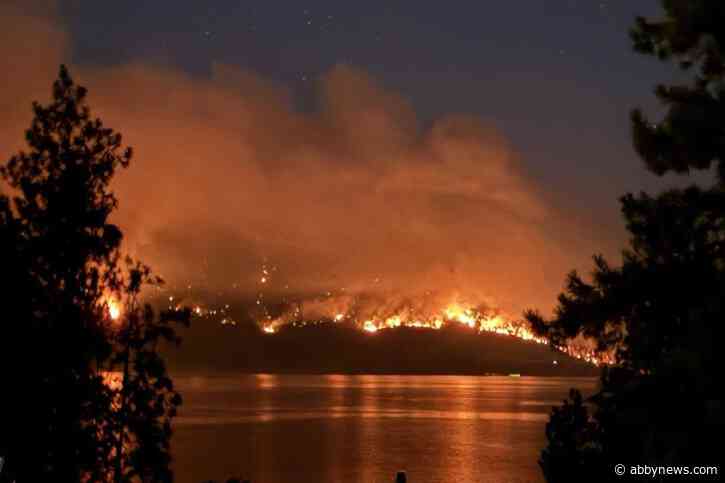 Air support, fire crews work the Okanagan’s Quilpituk Creek blaze overnight