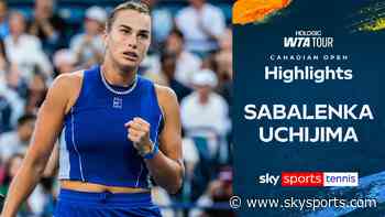 Sabalenka cruises past Uchijima in straight sets