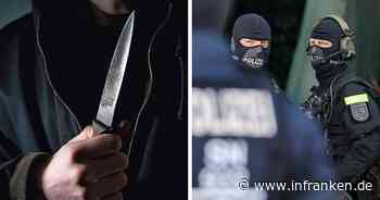 Bamberg: Polizei umstellt Wohnhaus - Mann griff zu Messer