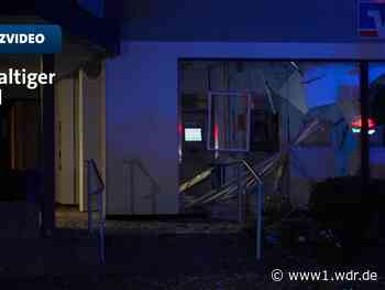 Geldautomat gesprengt in Hennef-Uckerath