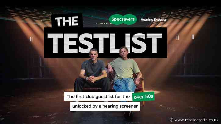 Specsavers launches club guestlist with help from Groove Armada