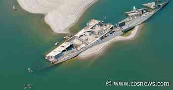 Nazi warships, mammoth bones emerge as Danube River dries up