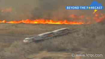 Rail Runner drives through wildfire & bizarre videos: Beyond the Forecast