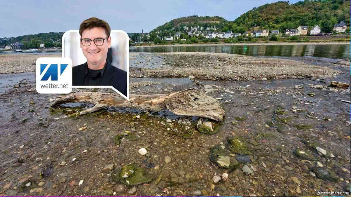 Historischer Negativrekord am Rhein: Worms misst Pegel unter null, Dürre verschärft sich