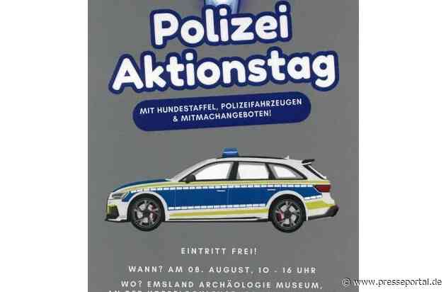 POL-EL: Großer Aktionstag der Polizei am "Emsland Archäologiemuseum"