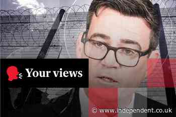 Voices: ‘We are addicted to incarceration’: Readers split over Andy Burnham’s early prisoner release scheme