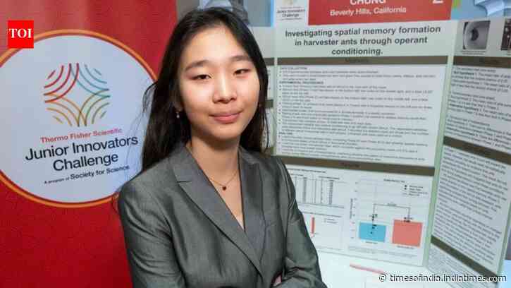 Meet Seungah Chung, the US eighth-grader who used 200 ants to discover landmark navigation