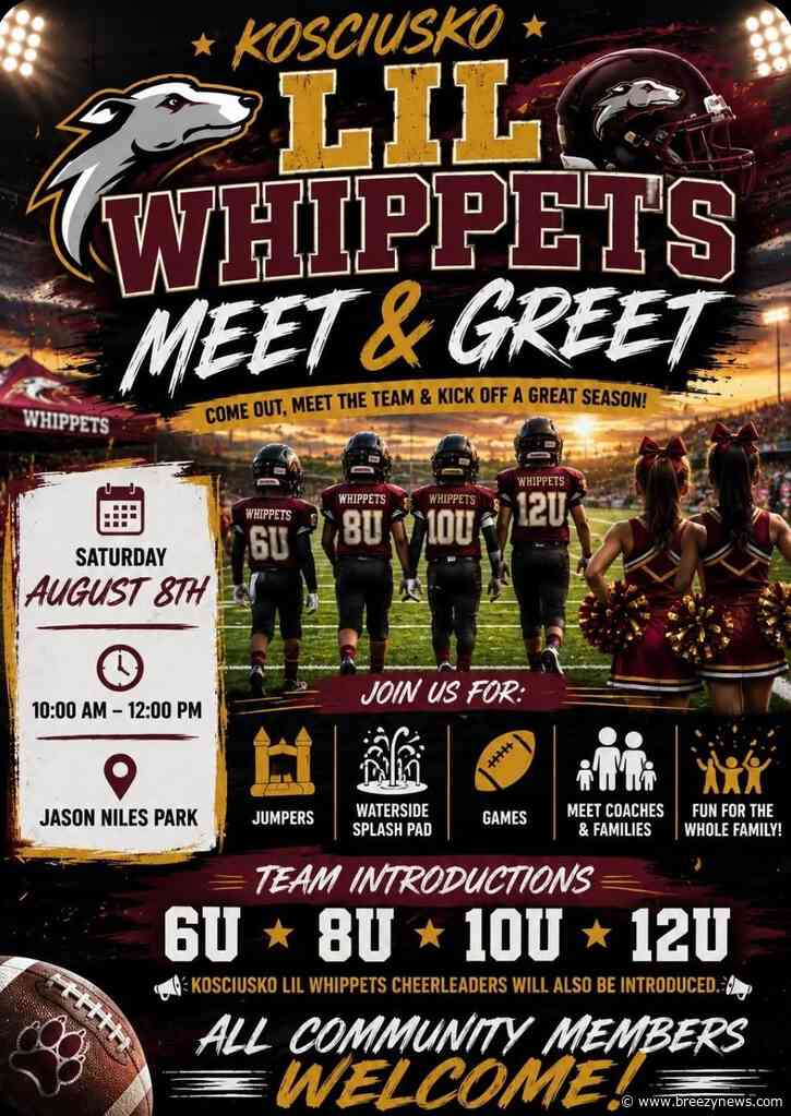 “Meet the Little Whippets” Set for Saturday, Aug. 8