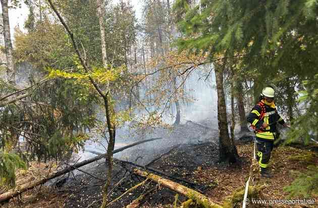 FW Rheingau-Taunus: Erstmeldung: Waldbrand zwischen Bad Schwalbach-Hettenhain und Taunusstein-Seitzenhahn - rund 150 Einsatzkräfte im Einsatz