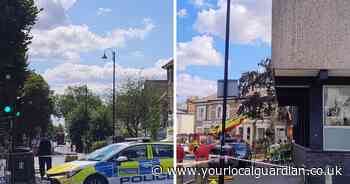 Recap: Busy South London road closed and traffic queuing due to fire
