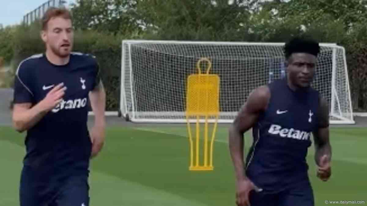 Major boost for Tottenham as club share footage of Dejan Kulusevski and Mohammed Kudus back in training