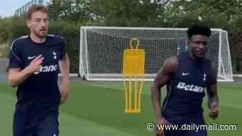 Major boost for Tottenham as club share footage of Dejan Kulusevski and Mohammed Kudus back in training