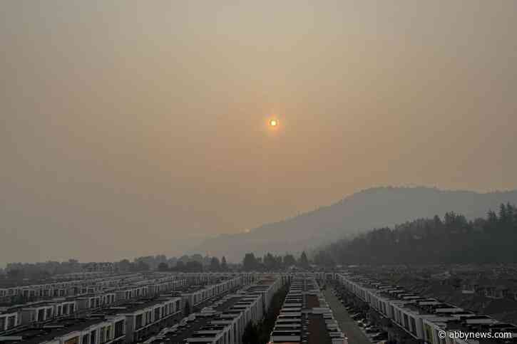 Yellow air quality in effect for Lower Mainland