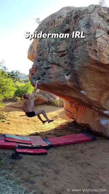 @simonentuukka makes this look too easy #bouldering #climbing #adventuretime