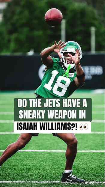 Watch out for the #Jets Isaiah Williams on OFFENSE...