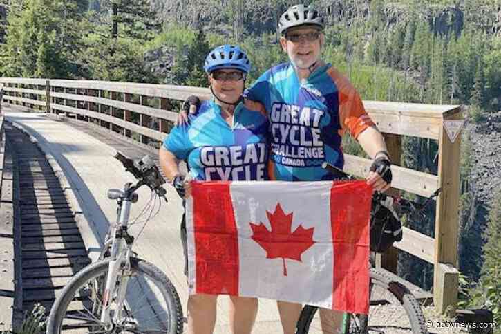  Three Abbotsford cyclists do challenge to help sick kids