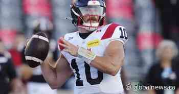 Alouettes’ Alexander named CFL player of the month