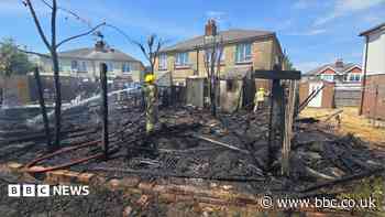 Home damaged and gardens gutted as bonfire spreads