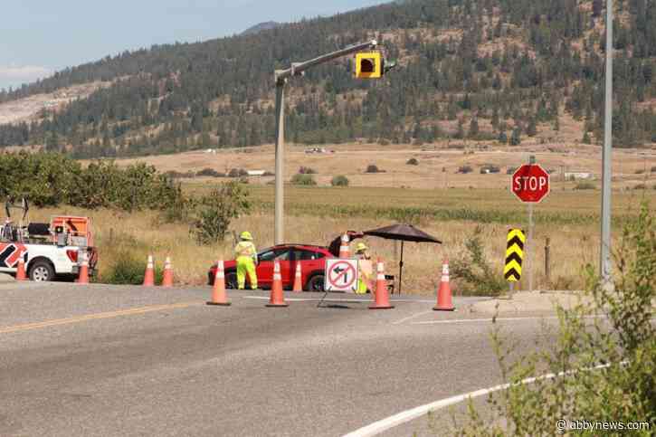Highway 97 reopens north of Okanagan Lake, connecting Vernon to Kamloops