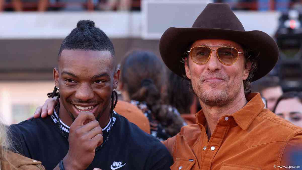 The first person to get in touch with Bijan Robinson after his new contract? Matthew McConaughey