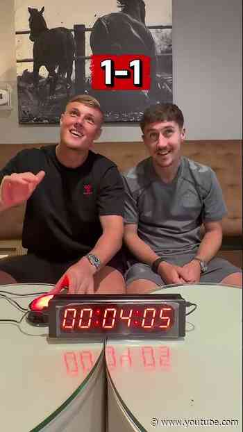 Our Northern Ireland duo take on the timer challenge ⏱️
