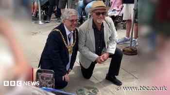 Music legend honoured with home city star
