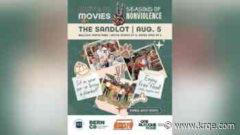 City of Albuquerque showing 'The Sandlot' at Balloon Fiesta Park on Wednesday