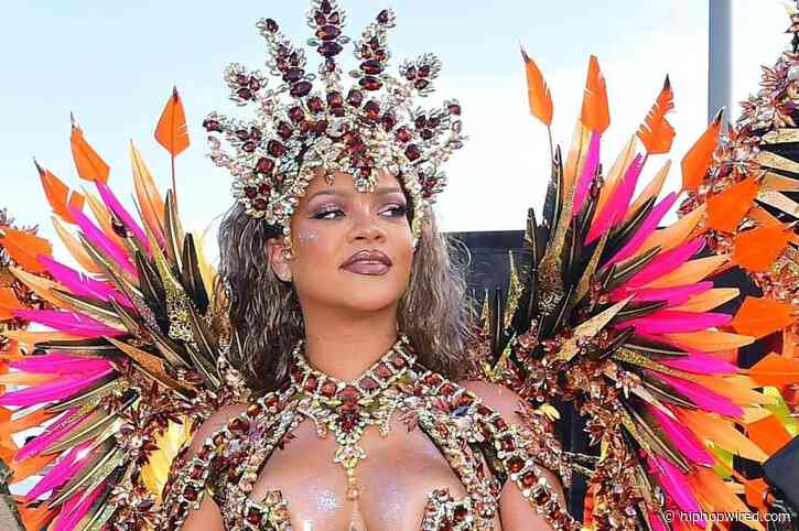 Rihanna Stuns At Crop Over In Carnival-Ready Outfit