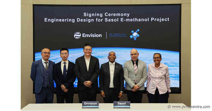 Envision et Sasol font progresser les systèmes énergétiques de demain grâce à une collaboration autour de l'hydrogène vert en Afrique du Sud