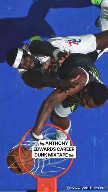 Some Great Anthony Edwards Dunks Throughout his Career