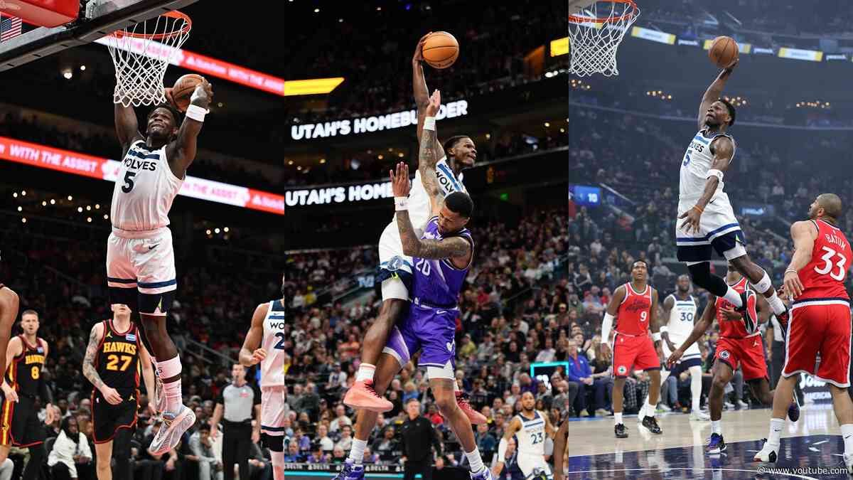 Anthony Edwards' Most INSANE Dunks Ever 🤯 | Minnesota Timberwolves