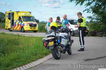 Motorrijder gewond bij aanrijding met bestelbus in Noordwolde