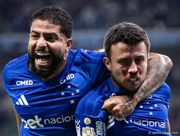 Cruzeiro player breaks nose in decisive Copa do Brasil goal 🎥
