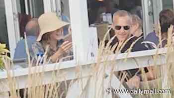 Kristi Noem and Corey Lewandowski appear SMITTEN as 'closer than ever' pair are seen dining together after her split from cross-dressing husband
