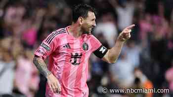Lionel Messi scores first goals since World Cup as Inter Miami beats San Luis
