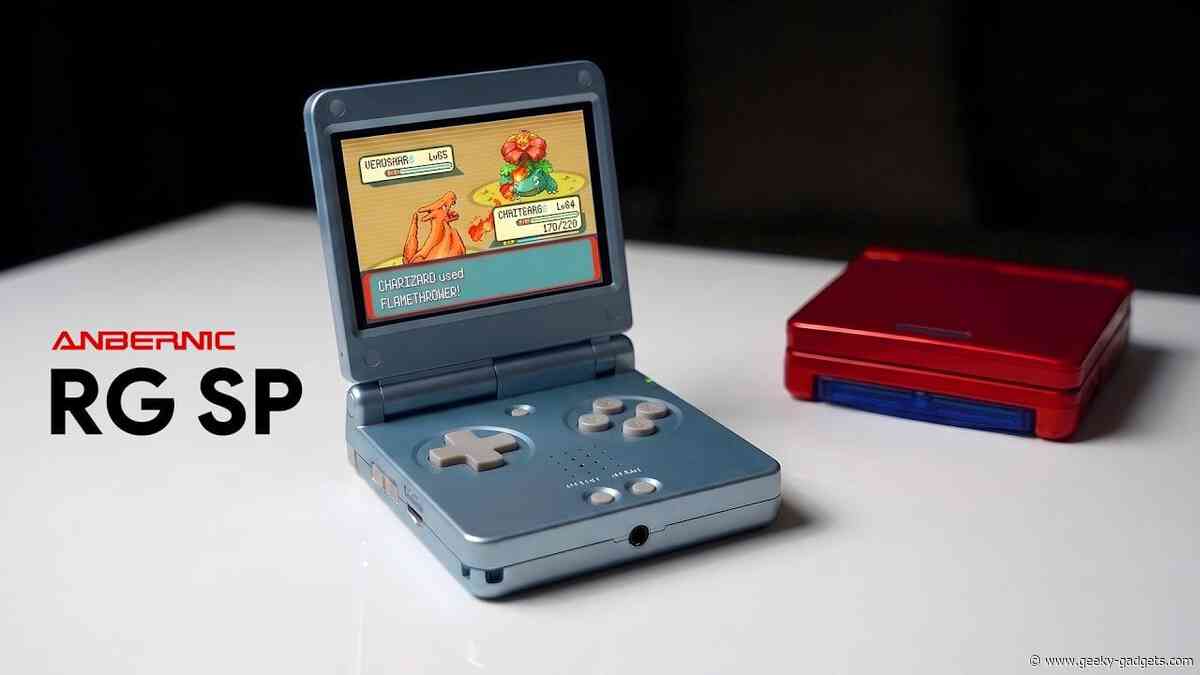 Anbernic RGSP Plays PlayStation Games in Game Boy Advance SP Form